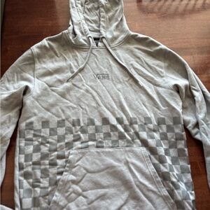 Vans Light Gray Men’s Checkered Hoodie